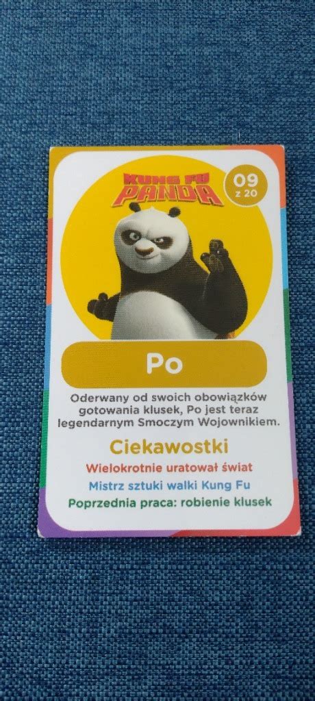 Karta DreamWorks 09z20 Kung fu Panda Po Ostrów Wielkopolski Kup