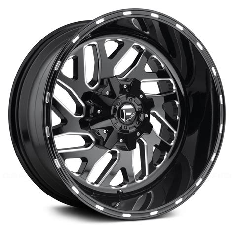 FUEL® TRITON Wheels - Black with Milled Accents Rims