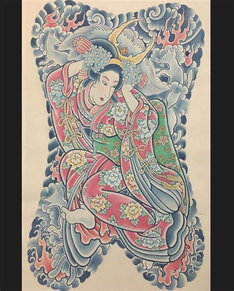 美佳☺︎媛 Trên Instagram “刺青 和彫り 刺青画 八重垣姫 国芳 Tattoo Japanesetattoo