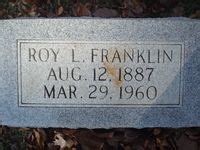 Roy Lucian Franklin 1887 1960 Mémorial Find a Grave