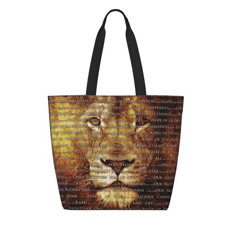 Recycling-The-Names-Of-God-Jesus-Lion-Shopping-Bag-Canvas-Shoulder-Tote ...