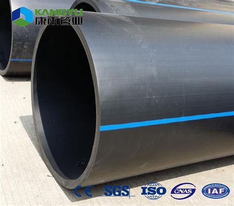 High Density HDPE PE100 Large Diameter Polyethylene Pipe For Water