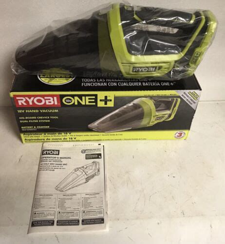 Ryobi Volt One P Lithium Ion Cordless Hand Vacuum Tool Only