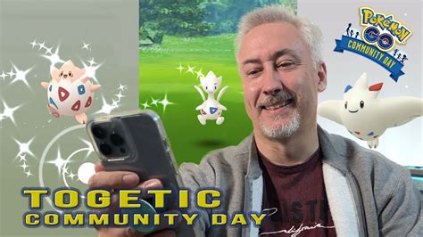 Shiny Togetic Community Day Pok Mon Go Youtube