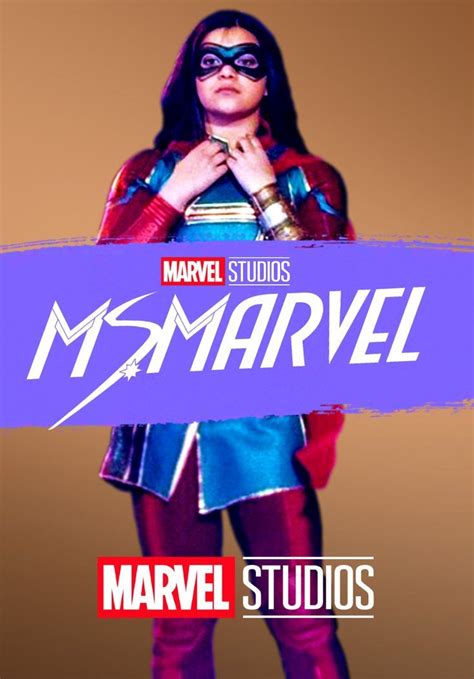 Marvel Studios Ms Marvel Paint Streak Poster