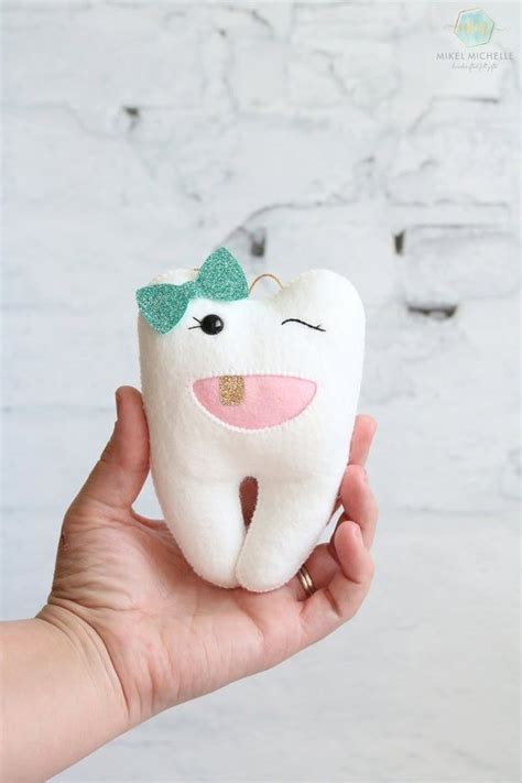 Plush Stuffed Tooth Pillow Felt Tooth Pillow Pocket Tooth Silly