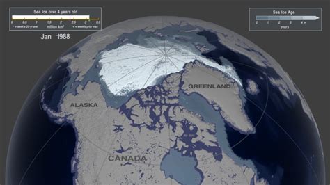 Nasa Visualization Shows Devastating Decline In Arctic Ice Over Past 35