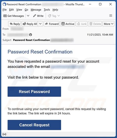 Password Reset Confirmation Email Scam Removal And Recovery Steps