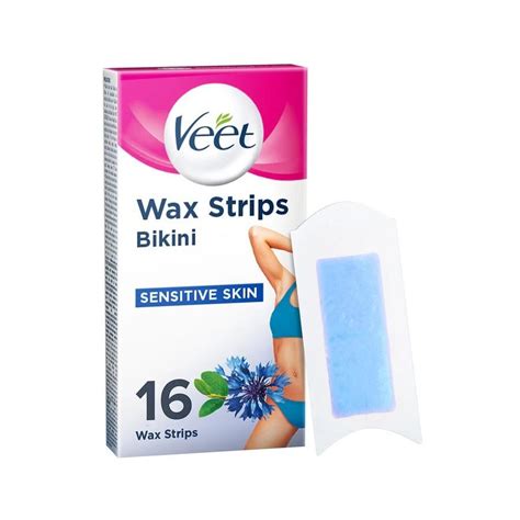 Veet Easy Gel Bikini Wax Strips Almond Oil 16 Pack BIG W