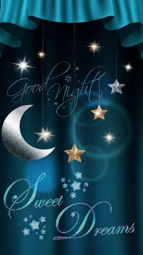 Download Sweet Dreams With Stars And Moon Wallpaper