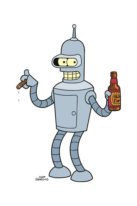 Bender Bending Rodríguez Gallery Official Artwork Futurama Wiki Fandom