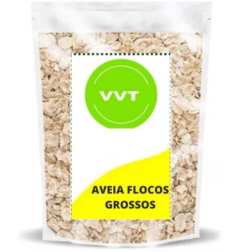 Aveia Em Flocos Grossos Sem Gl Ten Kg Vvt Natural Mercadolivre