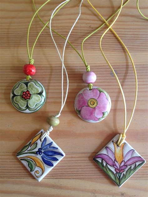 Ciondoli In Ceramica Porcelain Jewelry Ceramic Jewelry Enamel