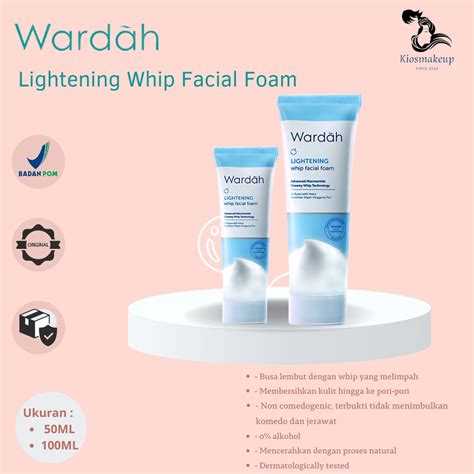 Jual Wardah Lightening Whip Facial Foam Wardah Sabun Pembersih Wajah Kulit Berminyak