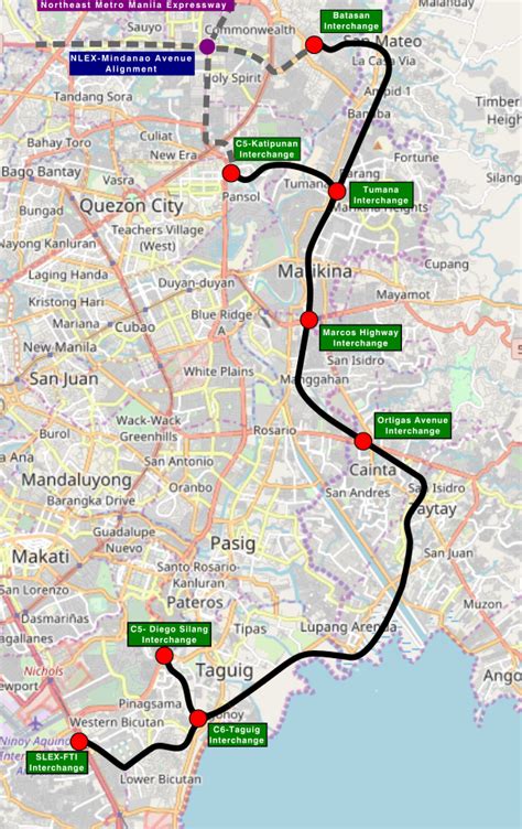 Manila Expressway Skyway Stage 3 Map / Skyway Stage 3 To Connect Nlex ...