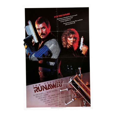 Runaway Movie Poster 24×36 Tom Selleck – Bad Dog Posters