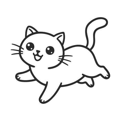 cute black  white  art   playful cat  big eyes
