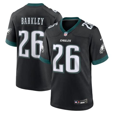 Saquon Barkley Philadelphia Eagles Nike Alternate Game Jersey - Black