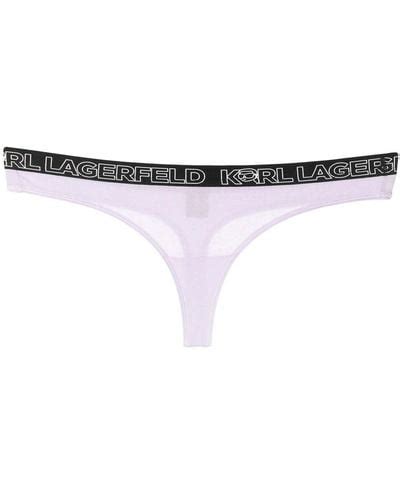 White Karl Lagerfeld Lingerie For Women Lyst