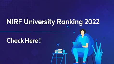 NIRF University Ranking 2022 Check Top 100 University List Here