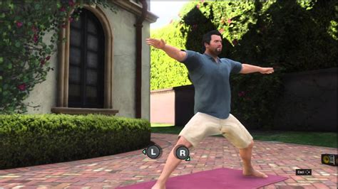 GTA V Gameplay Michael Doing Yoga YouTube