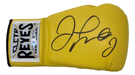 Floyd Mayweather Jr Signed Cleto Reyes Boxing Glove Beckett