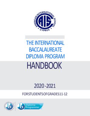 Fillable Online International Baccalaureate Ib Programs Overview