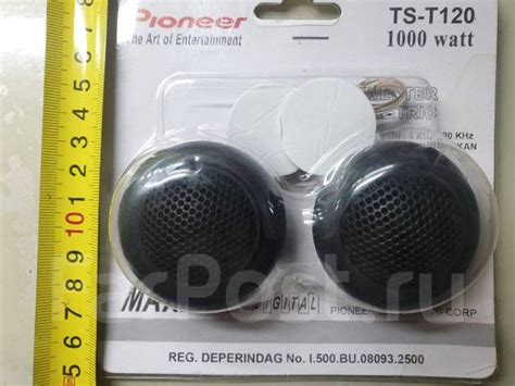 Твитеры Pioneer TS-T120 1000 wt Новый, компонентные, 4 x 4 см (1,6 x 1 ...