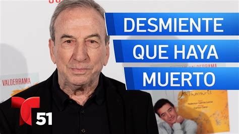 Jos Luis Perales Desmiente Los Rumores De Su Muerte Youtube