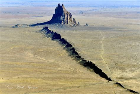 Shiprock Peak Navajo Tsé Bitʼaʼí Rock with Wings or Winged Rock