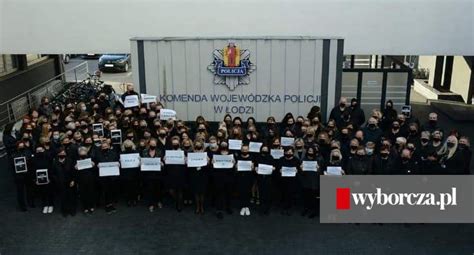 Protest Pracownicy cywilni policji mają dość Jesteśmy trzonem