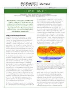 New Fact Sheet Climate Basics KBS LTER