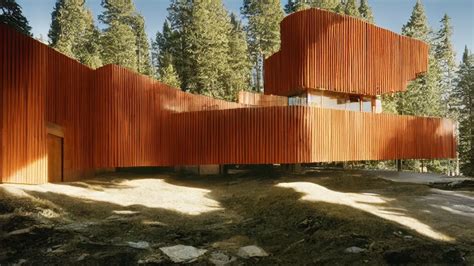 Exterior Photographs Of A Mountain House Design By Stable Diffusion