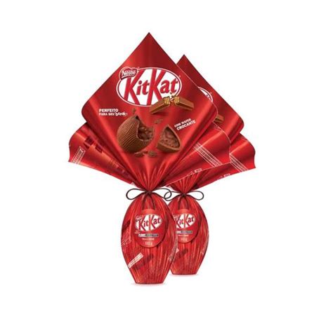 Kit 2 Ovo Nestlé KitKat Chocolate Waffer crocante 322g Ovo de