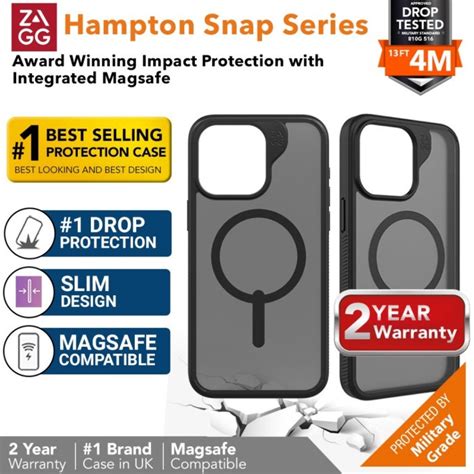 Jual Zagg Essential Hampton Snap Case Iphone Pro Max Casing Magsafe