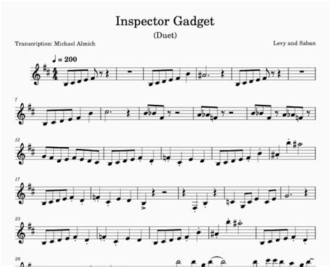 Inspector Gadget Theme Song solo - Etsy