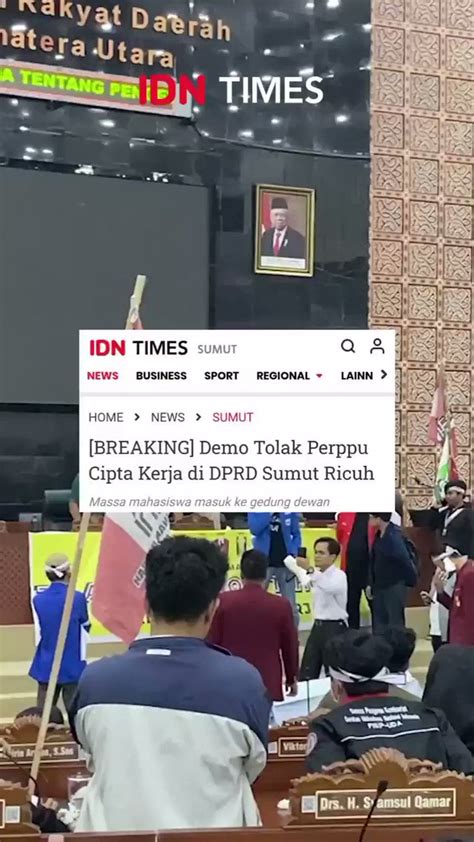 Idn Times Sumut On Twitter Aksi Unjuk Rasa Menolak Perppu Nomor