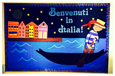 Italy Bulletin Board School Celebration Italy For Kids Learning Italian