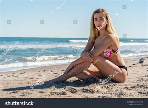 Gorgeous Bikini Model Posing Beach Environment Stock Photo Shutterstock