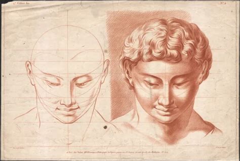 Gravure L Aquatinte Le On De Dessin Visage Dessin Par Leclerc