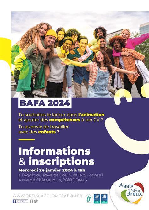 BAFA 2024 Site Officiel De LAgglo Du Pays De Dreux