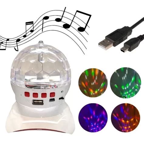 Globo De Festa Led Girat Rio Port Til Bluetooth Usb Mp Frete Gr Tis