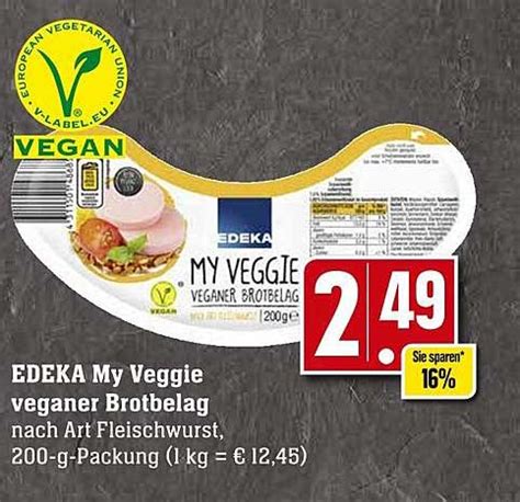 Edeka My Veggie Veganer Brotbelag Angebot Bei E Center Prospekte De