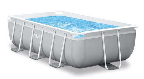 Buy Intex Prism Frame Rectangular Pool Set Grey M X M X M