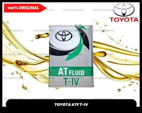08886-81015 Toyota AUTO TRANSMISSION FLUID Type T-IV Gear Oil 4Liter ...