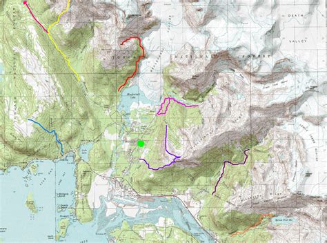 Willow Alaska Trail Map