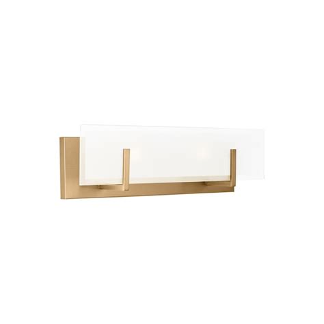 Generation Lighting Syll 18 In 2 Light Satin Brass Moderncontemporary Vanity Light 4430802 848