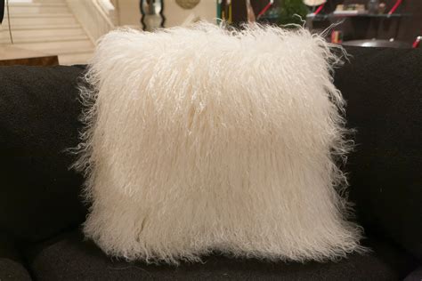 Tibetan Lamb Wool Pillow 20" x 20" - Auskin | Luxe Home Philadelphia