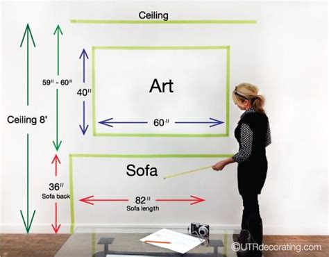 Mapping Out Your Art With Painter S Tape Helps You Visualize If Your