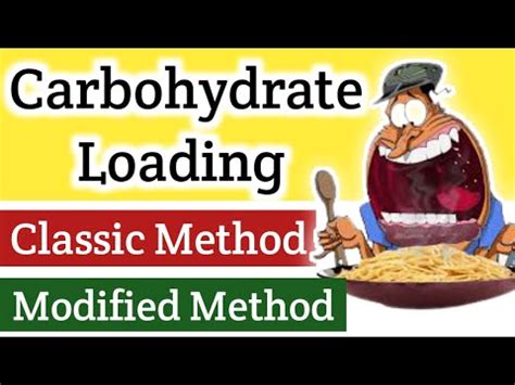 Carbohydrate Loading Classic Method Modified Method Youtube